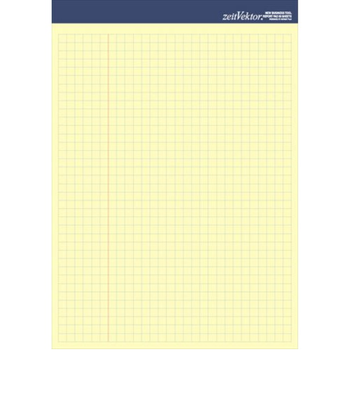 ツァイトベクター　レポート用紙　イエロータイプ　A5　ZVP385