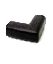 安心クッション　コーナー用　極細　ブラック