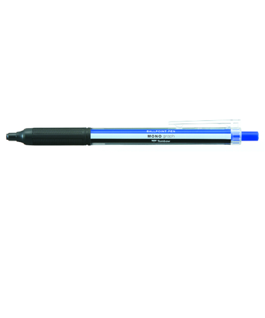 トンボ鉛筆（Tombow）　油性ボールペン　モノグラフライト　0.38mm　青　BC－MGLU01R15　モノカラー