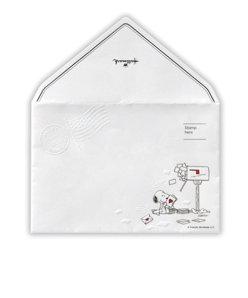 ホールマーク（Hallmark）　レターパッド用封筒　スヌーピー　819460　ポストと手紙2