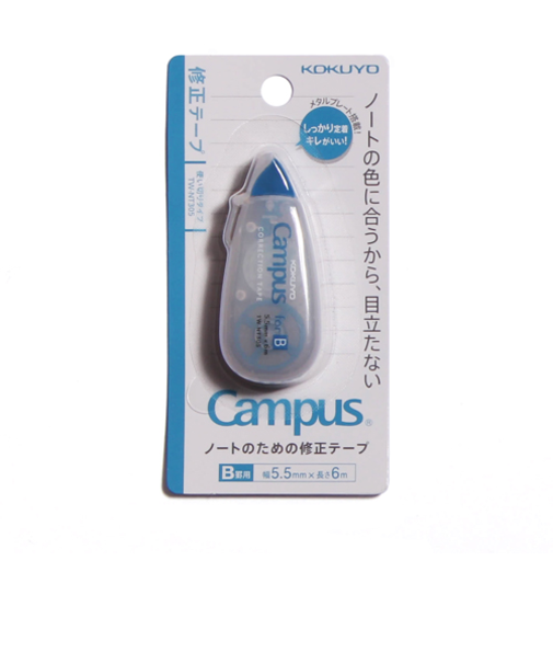 コクヨ（KOKUYO）　キャンパス修正テープ使い切りB罫6m　TW－NT305