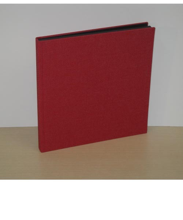 クロスアルバム　デニム素材　M　レッド