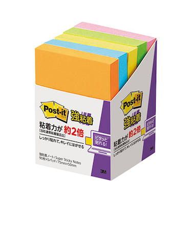3M　ポスト・イット　強粘着ノート　656-5SSAN　アソート商品