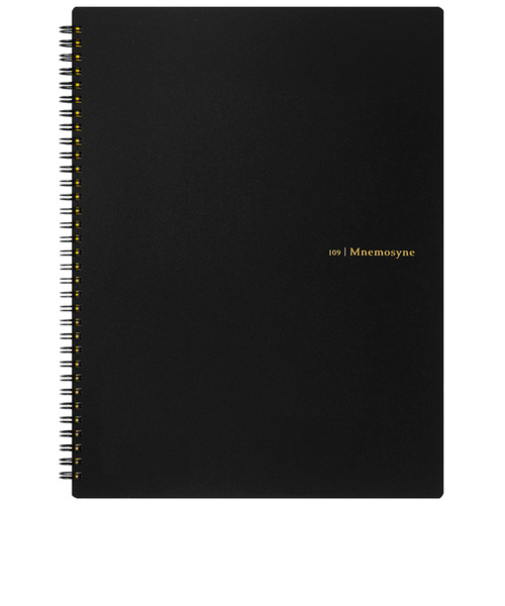 マルマン（maruman）　ニーモシネ（Mnemosyne）　特殊5mmドット方眼罫ノート　A4　N109JP　ブラック