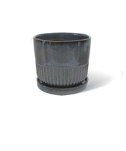 ヤード（YARD）　STREAK　ポット＆ソーサー　L　グレーネイビー