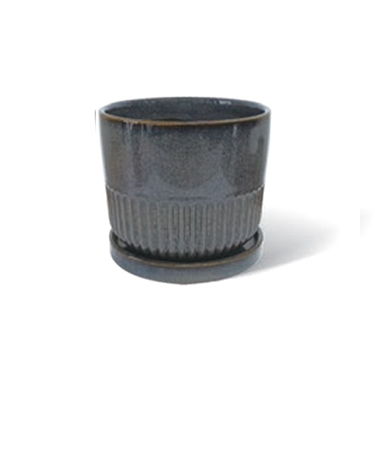 ヤード（YARD）　STREAK　ポット＆ソーサー　L　グレーネイビー