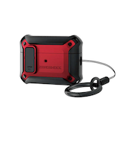 【AirPodsPro（第2世代）】　エレコム（ELECOM）　ZERO　SHOCK　Lockケース　AVA-AP4ZEROLRD　レッド