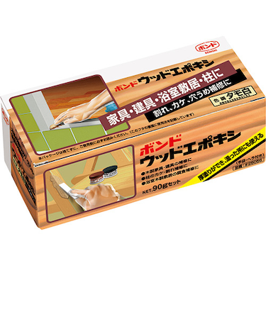 コニシ　ウッドエポキシ　タモ白　90g