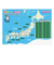 共栄プラスチック　学習下敷　MAPとまなぶ　B5　NO．8300－B5－6　日本地図