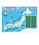 共栄プラスチック　学習下敷　MAPとまなぶ　B5　NO．8300－B5－6　日本地図