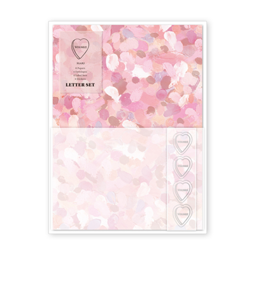 リュリュ　フーミー（WHOMEE）　レターセット　WHLS－01　ピンクドロップ