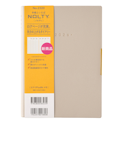 【2025年12月始まり】　ノルティ（NOLTY）　エクリPLUSメモ　B6　ウィークリーバーチカル　2320　ベージュ　月曜始まり