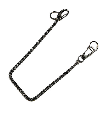 スイング　ピアスウォレットロングチェーン　ブラック