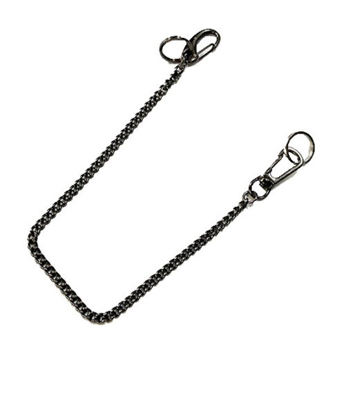 スイング　ピアスウォレットロングチェーン　ブラック