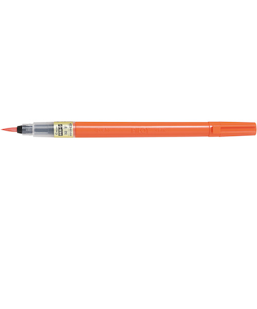 パイロット（PILOT）　瞬筆　本格毛筆　SVS-70FDM-SHU　朱　中字
