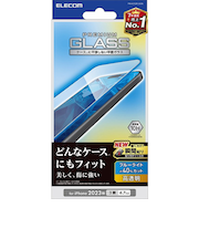 【iPhone15ProMax】　エレコム（ELECOM）　ガラスフィルム　高透明　ブルーライトカット　PM-A23DFLGGBL
