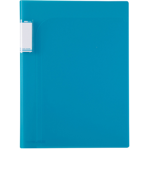 セキセイ　アクティフV　ポケットフォルダー　A4　ACT－5902　ブルー