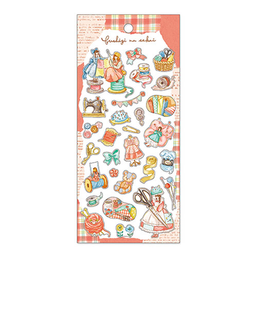 マインドウェイブ　フシギなセカイステッカー　82408　チクチク魔法のお直し