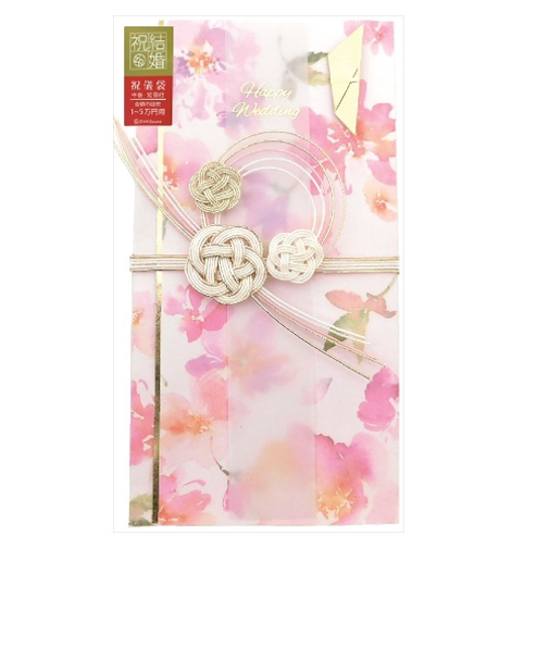 ゼットアンドケイ（Z＆K）　祝儀袋　フローラル　ピンク