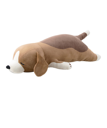 りぶはあと　プレミアムねむねむ抱きまくら　Lサイズ　ビーグル犬　ビッキー