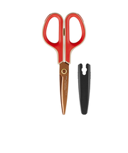 プラス（PLUS）　フィットカットカーブ　プレミアムチタン　限定レトロカラー　34－408　レトロレッド