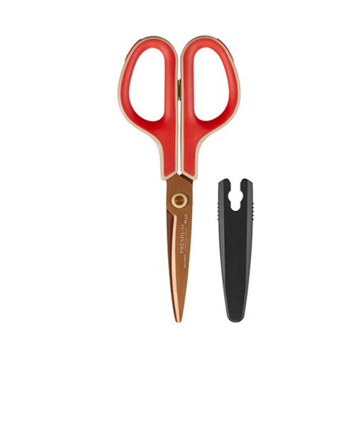 プラス（PLUS）　フィットカットカーブ　プレミアムチタン　限定レトロカラー　34－408　レトロレッド