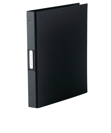 モノクローム（MONOCHROME）　A4S－30穴クリアファイル　差し替え式　PAM－139BK　ブラック