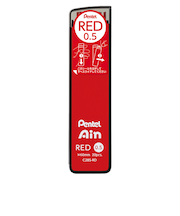 ぺんてる（Pentel）　Ain　0．5mm　赤芯