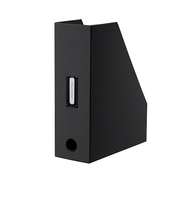 モノクローム（MONOCHROME）　A4S　ボックスファイル　PAM-491　ブラック