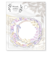 マインドウェイブ　リースステッカー　フレーク　81476　purple