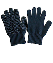 軍手ボツ付　黒M