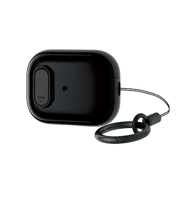 【AirPodsPro（第2世代）】　エレコム（ELECOM）　TOUGH　SLIM　Lockケース　AVA-AP4TSLBK　ブラック