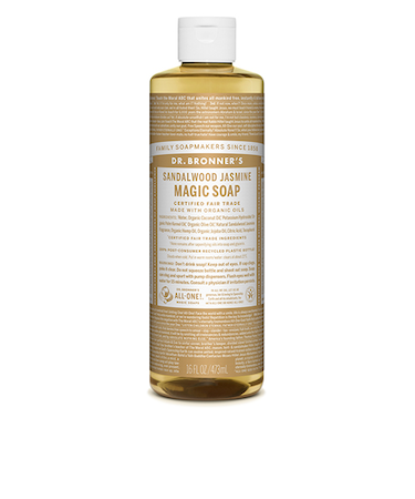 ドクターブロナー（DR.BRONNER’S）　マジックソープ　サンダルウッド＆ジャスミン　M　473mL
