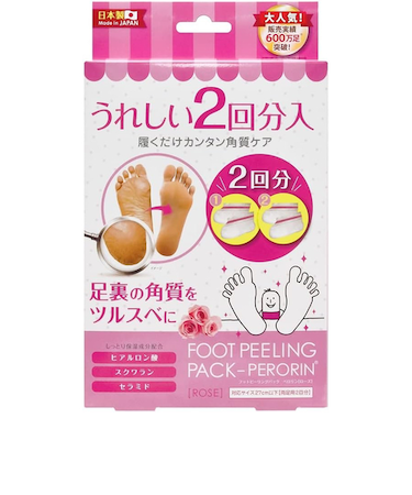 フットピーリングパック　ペロリン　ローズ