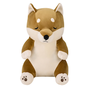 りぶはあと（LIV　HEART）　プレミアムねむねむアニマルズ　お座り抱きまくら　Mサイズ　68226－44　柴犬コタロウ