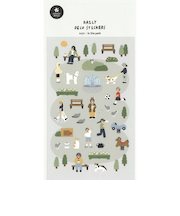 スワテリエ（suatelier）　ステッカー　1172　In　the　park