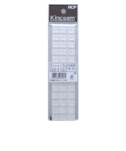 HCP　クッションゴム　B-008　3.0×12.7mm角　クリア　39個入
