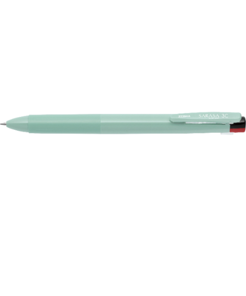 ゼブラ（ZEBRA）　サラサクリップ3C　0.4mm　J3JS5－MOG　モスグリーン