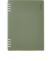 キングジム（KING　JIM）　リングノート　テフレーヌ　A5タテ型　CN9854TE　緑