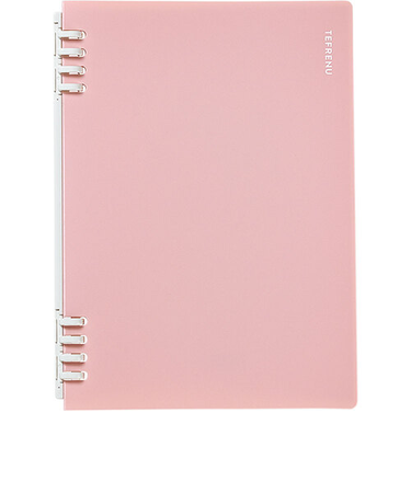 キングジム（KING　JIM）　リングノート　テフレーヌ　A5タテ型　CN9854TE　ピンク