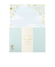 包む　レターセット　箔押し　水彩　H-TL0D9　デイジー