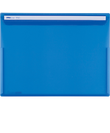セキセイ　アクティフV　フリップファイル　A4　ヨコ　ACT‐5901‐14　コバルトブルー