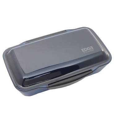 EDGE　ドーム　1段　ランチボックス　ブルー　750／1150mL