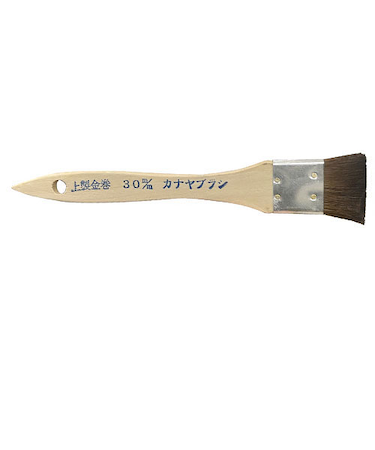 馬毛金巻刷毛　30mm