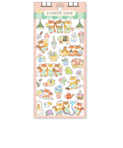 マインドウェイブ　ワクワクワーカーズステッカー　82418　フラワーショップ