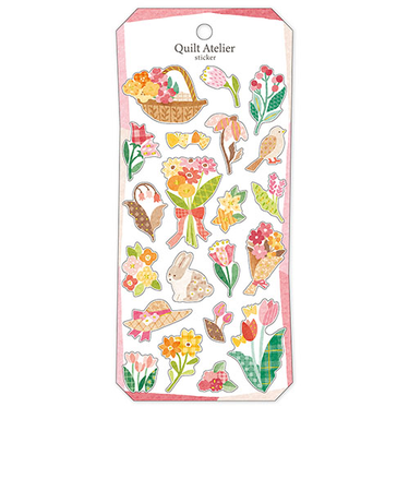 マインドウェイブ　キルトアトリエステッカー　82424　昼下がりの花畑