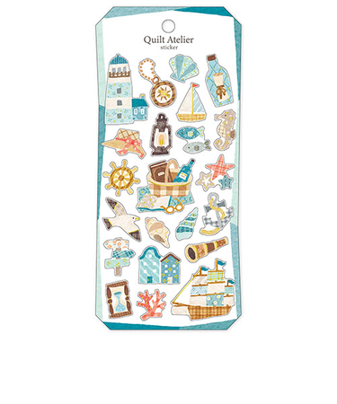 マインドウェイブ　キルトアトリエステッカー　82425　港がある街