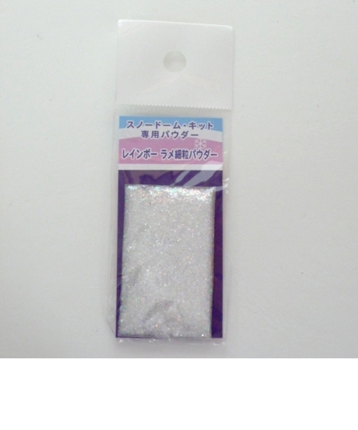 スノードームパウダー　レインボーラメ細粒パウダー