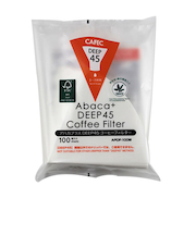 カフェック（CAFEC）　アバカプラス　DEEP45フィルター　APDF－100　ホワイト　100枚