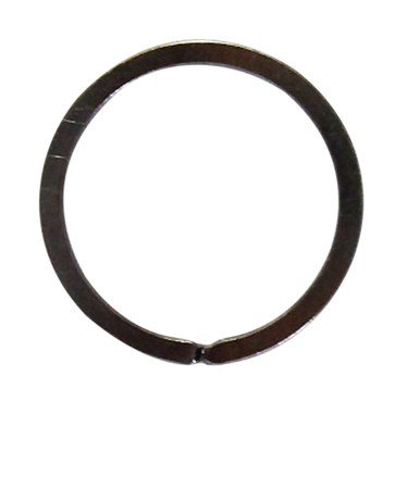 ツチノ　平形キーリング　黒ニッケル　50mm